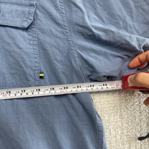 Sierra Designs Mens Outdoor Hiking Tech Short Sleeve Button Down Shirt Size XXL - Picture 7 of 14